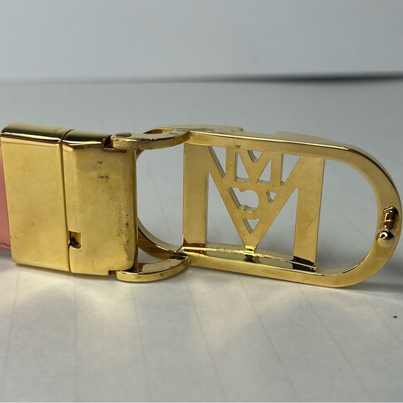 MCM Blossom Pink Mode Travia Visetos Belt | NEW!!!💕🌸💕 - Picture 3 of 10